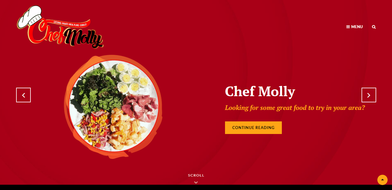 Web Design for Catering Service in Virginia